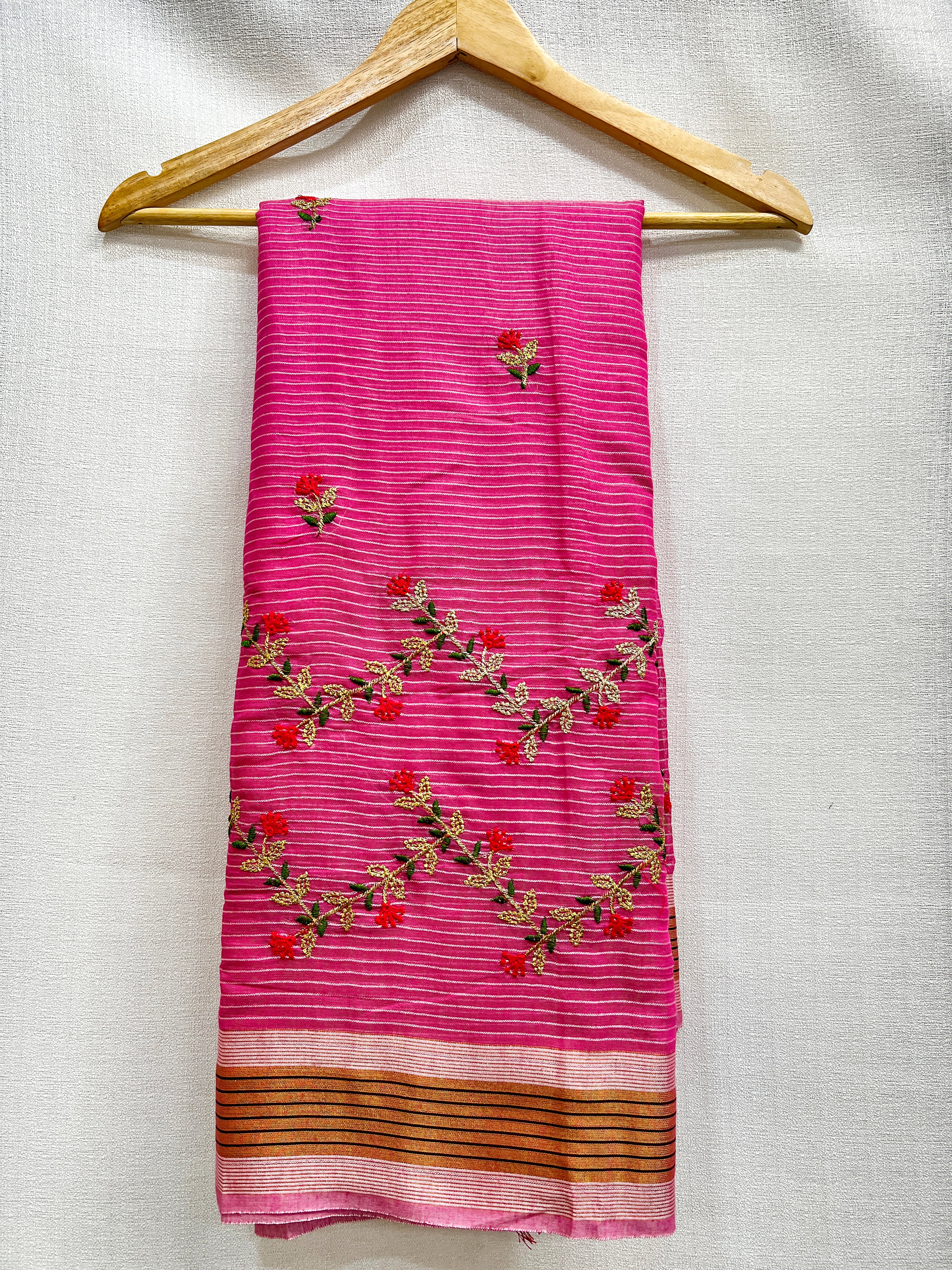 Cambric cotton Saree